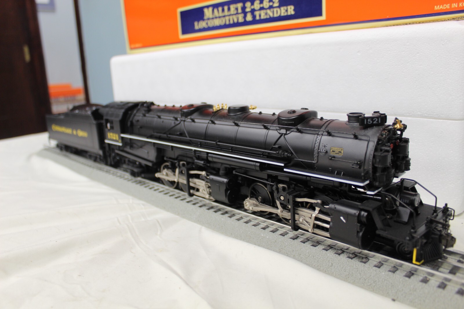 LIONEL TMCC CHESAPEAKE & OHIO 2-6-6-2 MALLET STEAM ENGINE 6-28075! O SCALE C&O