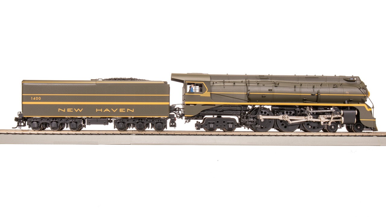 Broadway Limited 7876 HO Scale New Haven I-5 Green Fantasy Scheme Steam #1400