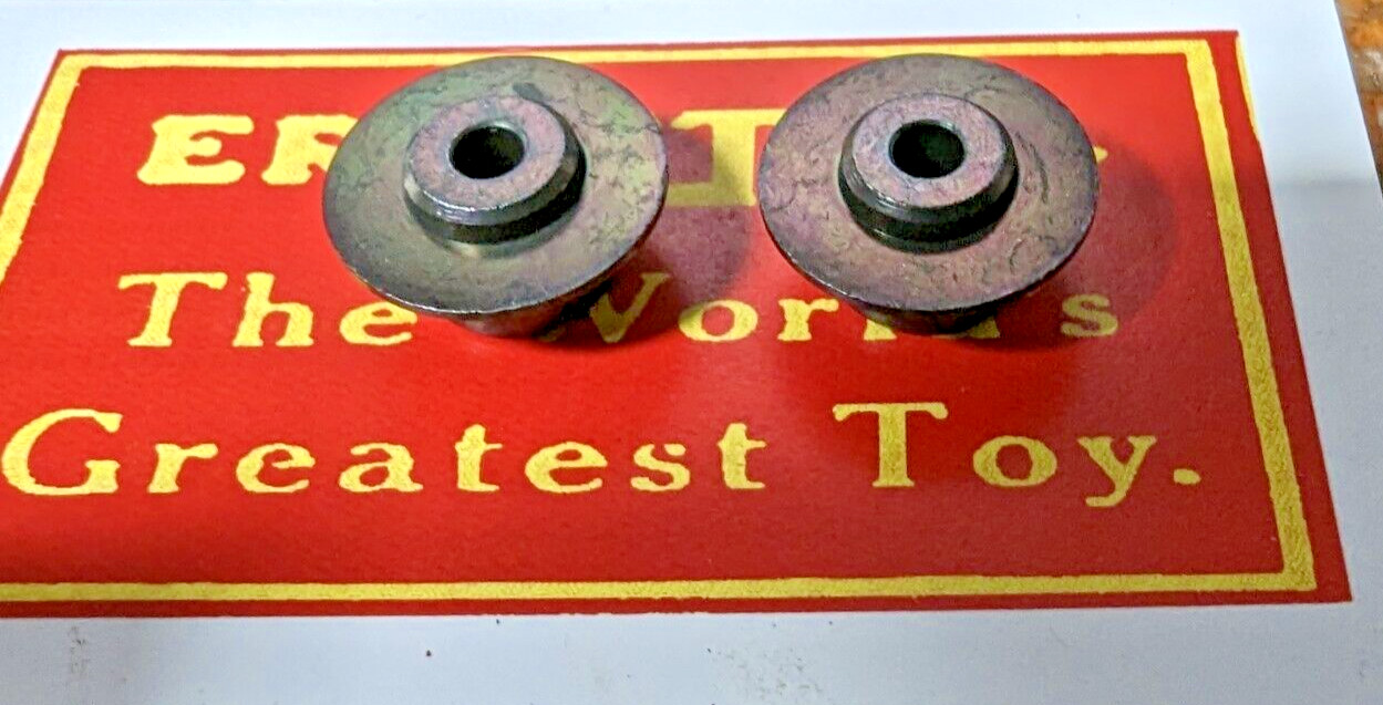 AMERICAN FLYER PREWAR O GAUGE 3/4 INCH O.D. FLOATING TYPE AXLE & BLACK WHEELS