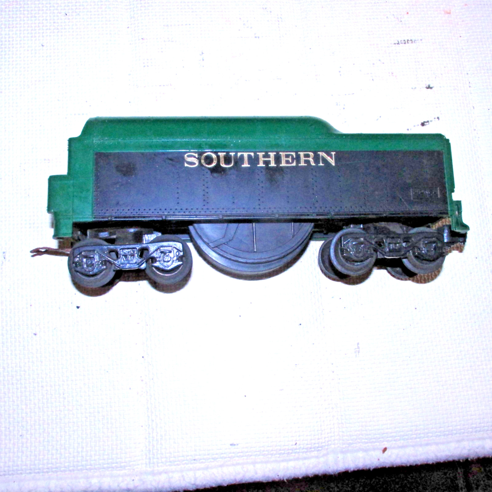 O O27 Lionel 8302 Green 2-4-0 & Southern Coal Rattle Tender Lights USA