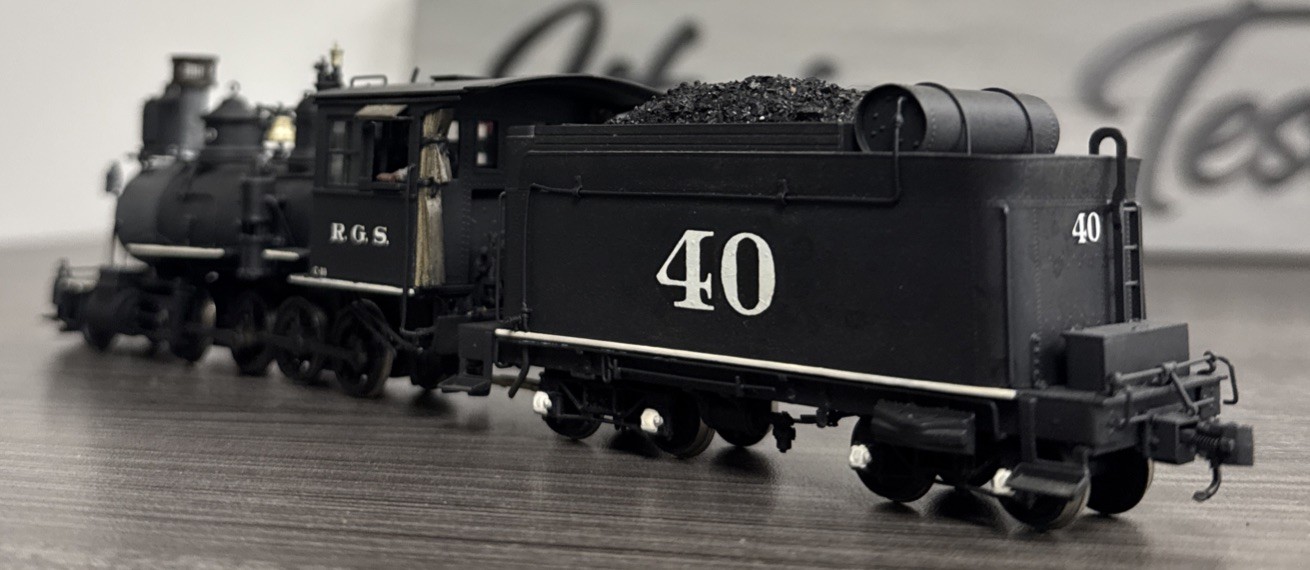 Pacific Fast Mail Sn3 Brass Consolidation Rio Grande Southern 2-8-0 C-19 #40