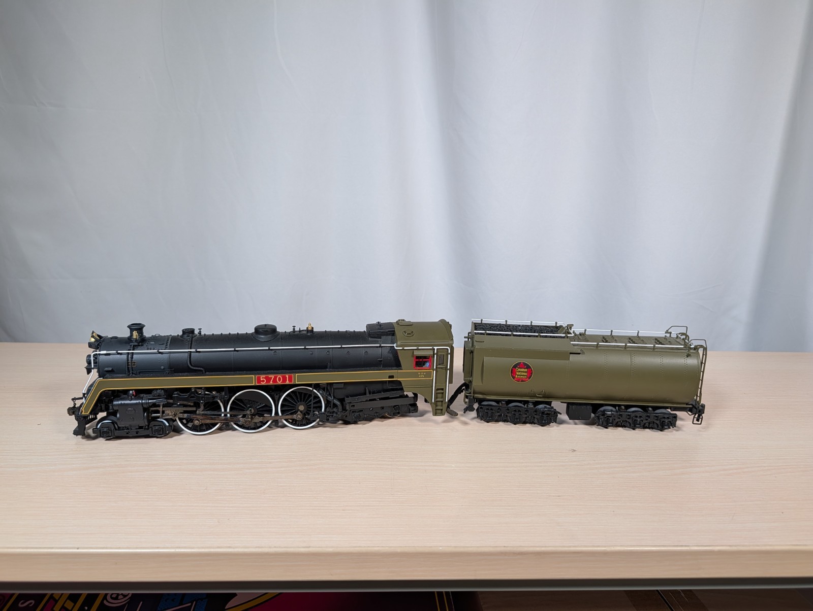 Weaver G1734LP CN BRASS K-5a 4-6-4 Steam Loco & Tender w/Sound 3-Rail NO BOX