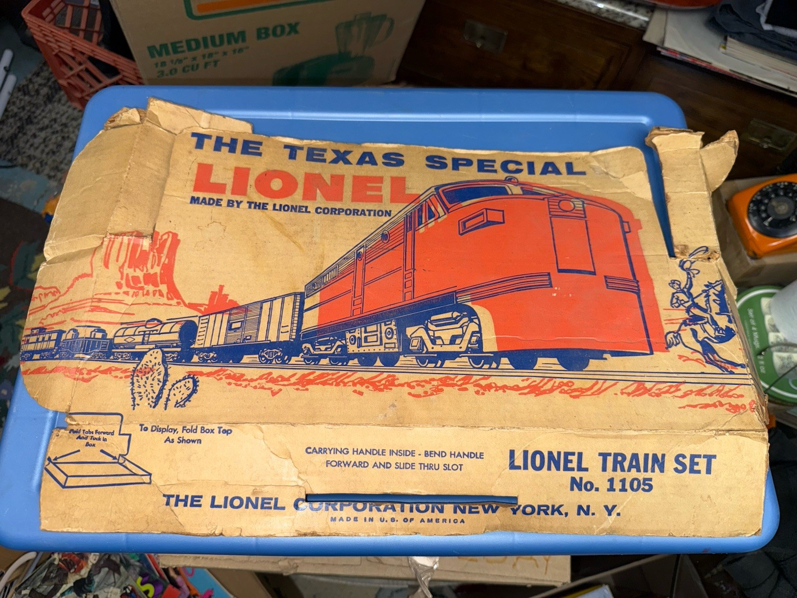 Lionel Mixed Lot #1055 The Texas Special Alco A, Spinning Tackle &O Gauge Tracks