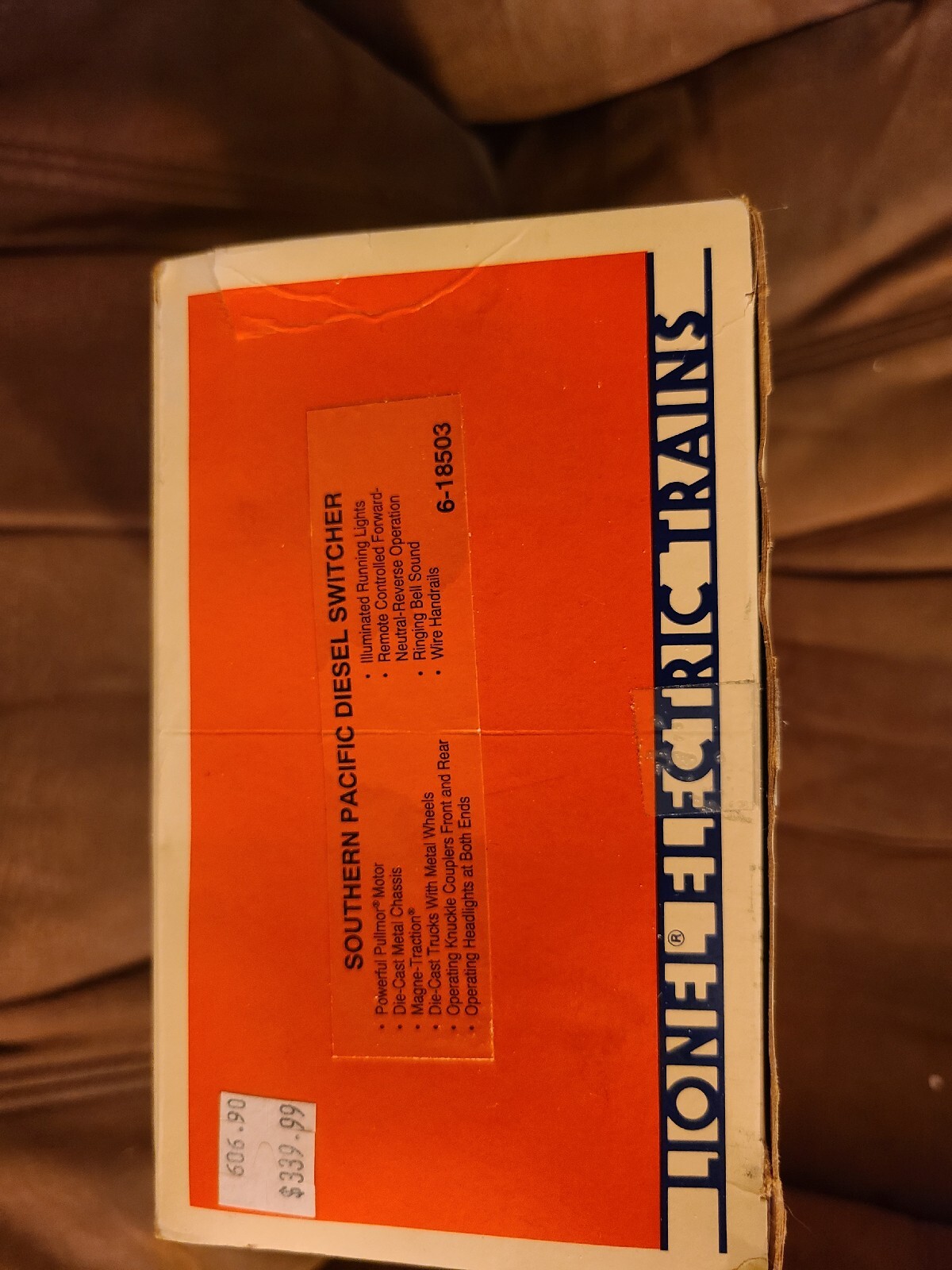 Lionel O Southern Pacific Diesel Loco Switcher Bell Ringer Serviced In Box ! !