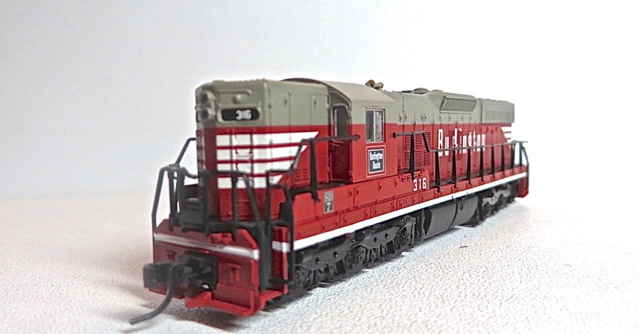 N Kato Atlas 53620 Burlington SD-7 Diesel Cab 316 Brand New Old Stock DCC Ready