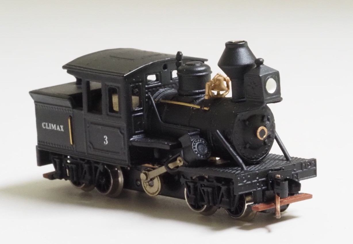 Brass N-scale 30055 Westmodel 20 Ton Climax B Typ coreless motor, New in Box