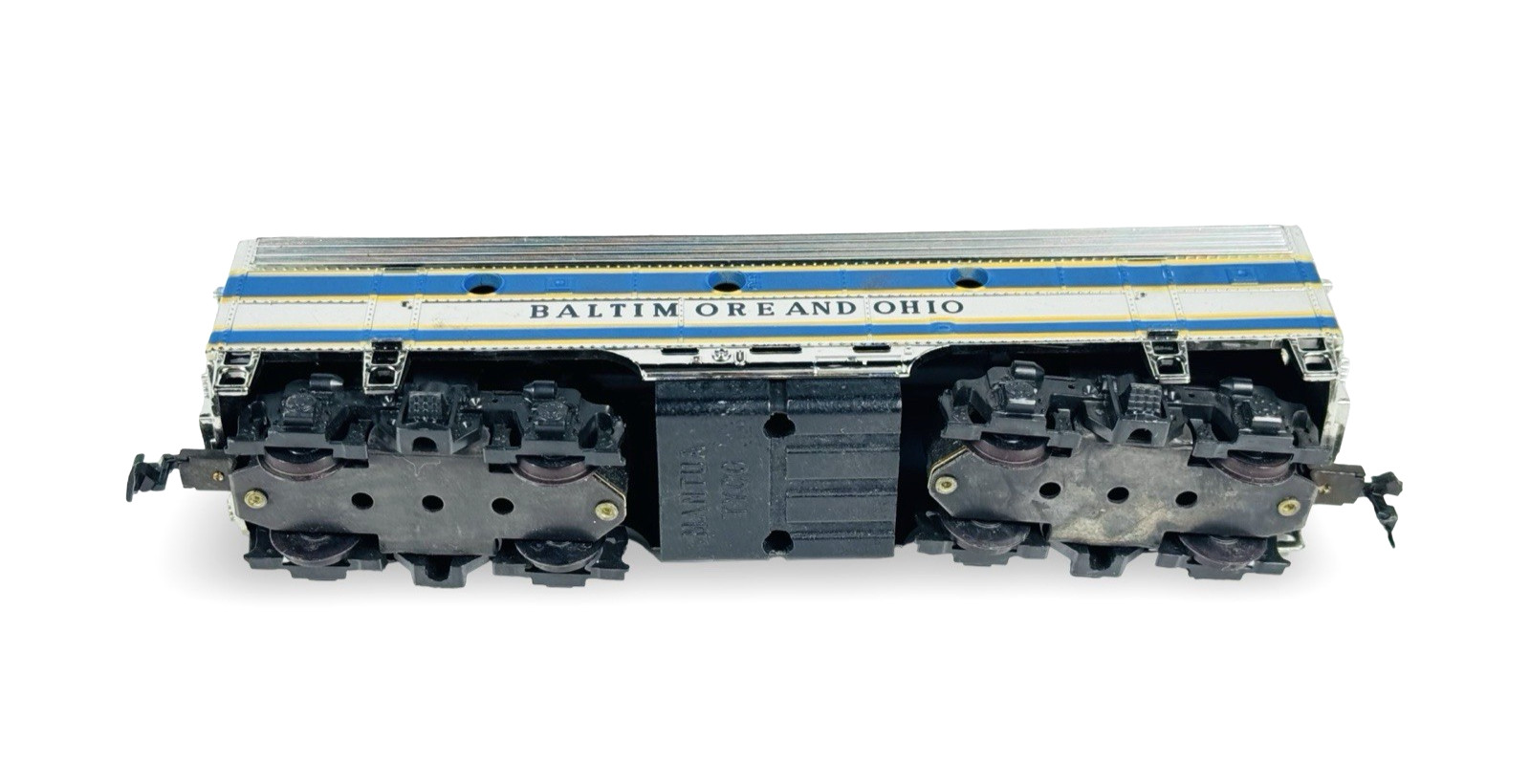 Rare Vintage HO Tyco The Columbian B & O Chrome Streamliner Set T6412A 1964-1965