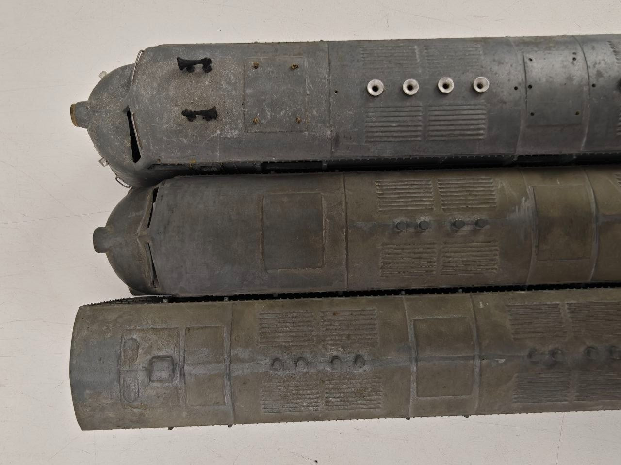 These bodies are Hobbytown E7 Unit A-B-A Brass Die Cast Project READ