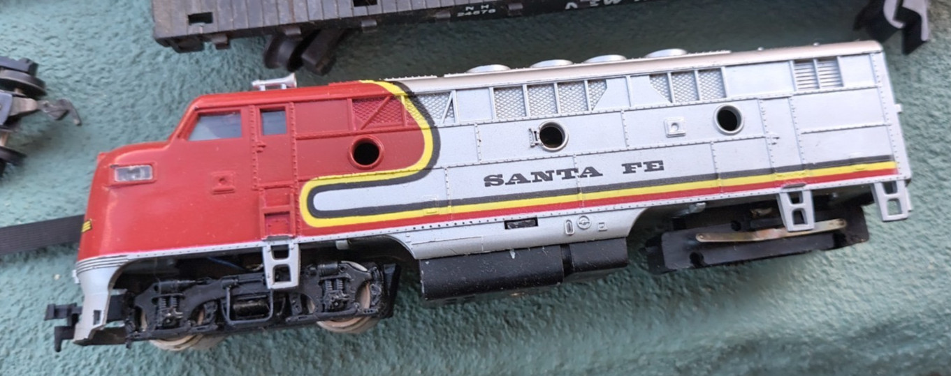 TRAIN LOT MOSTLY HO AND OTHERS JUST FOUND TODAY IN AS FOUND CONDITION