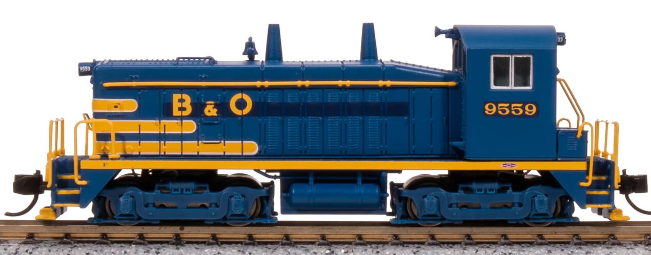 BROADWAY LIMITED 7482 N EMD NW2 B&O 9559 Pere Marquette, Paragon4 Sound/DC/DCC