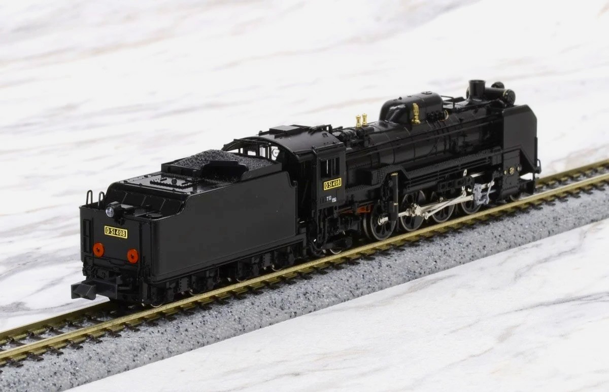 kato 2016-1 JNR Steam Locomotive D51-498, NIB, n scale, ships from USA