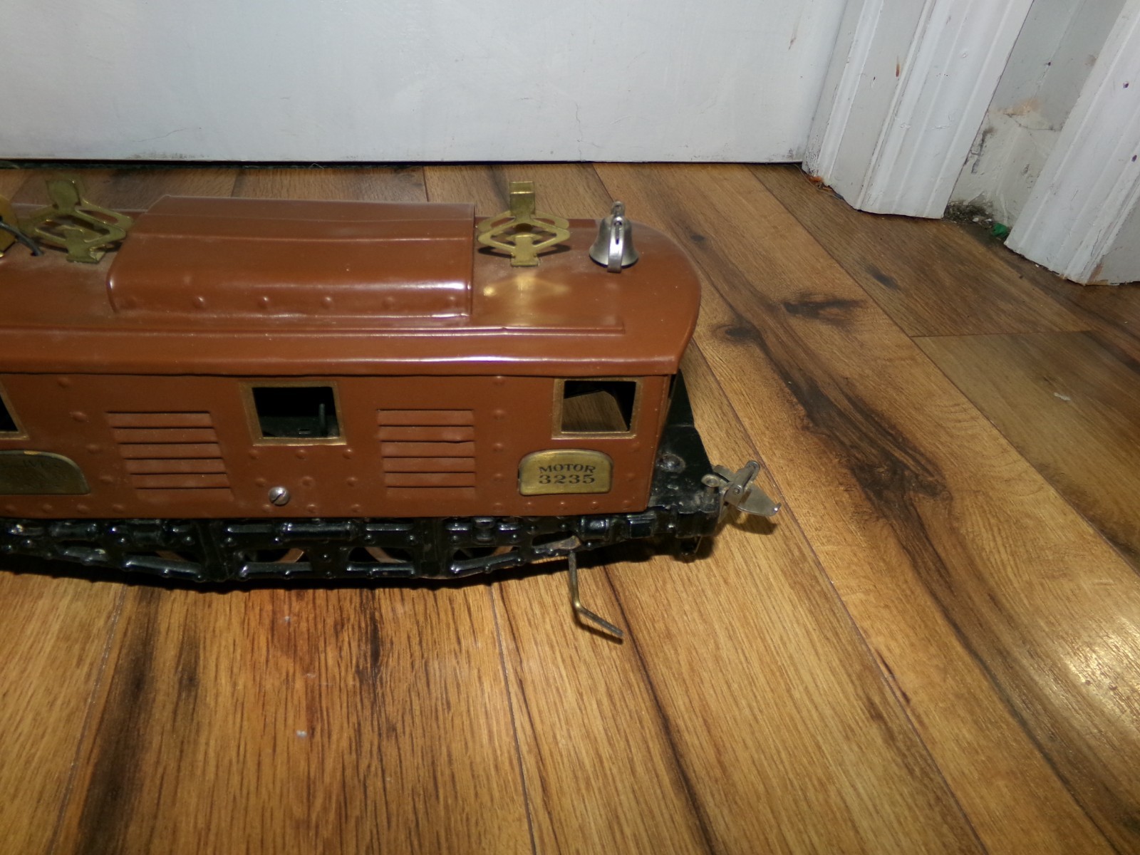 ***UNTESTED** Antique Ives #3235 Railway Line Electric Brown Loco Standard Train