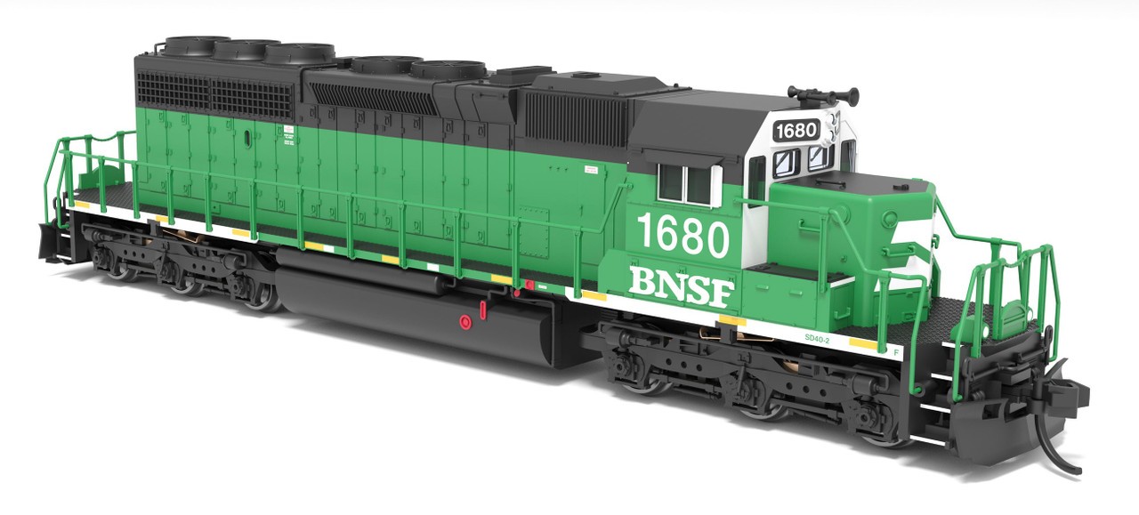 Broadway Limited 9463 N Scale BNSF Railway EMD SD40-2 1686 (DCC/Sound)