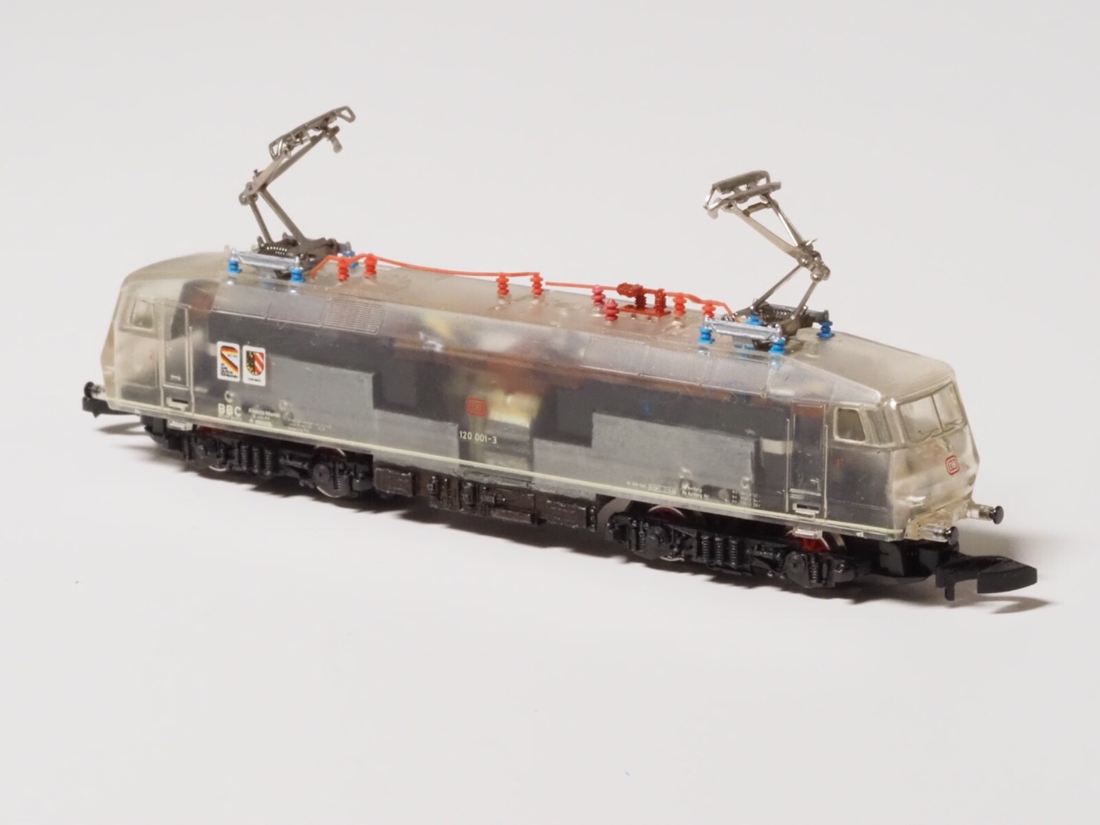 8853 Märklin Spur Z Scale Pressepräsent Sonderlok Transparent Top BR 120