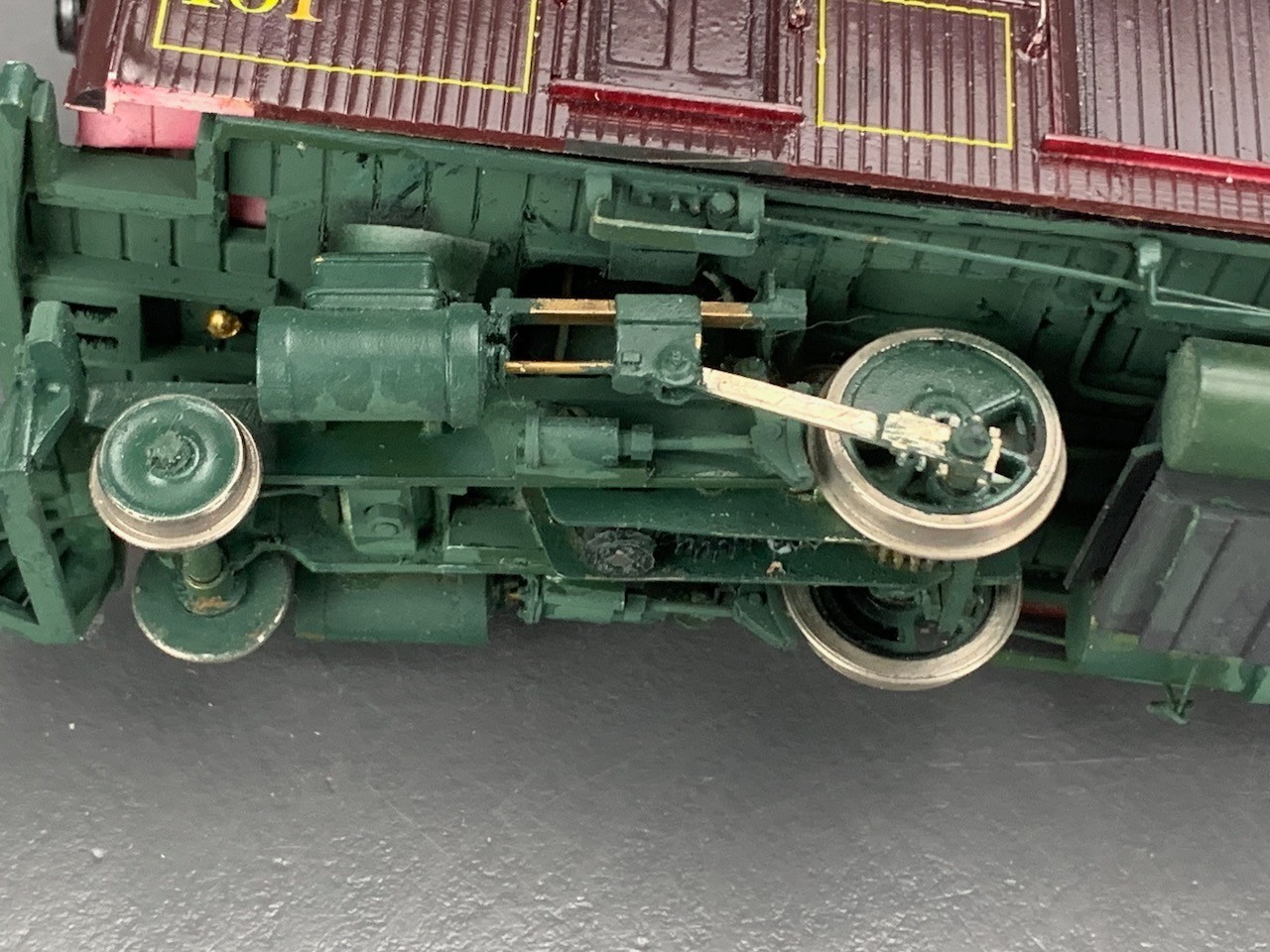 Empire Bluff & Western Steam Railcar # 101 Powered JER O3380
