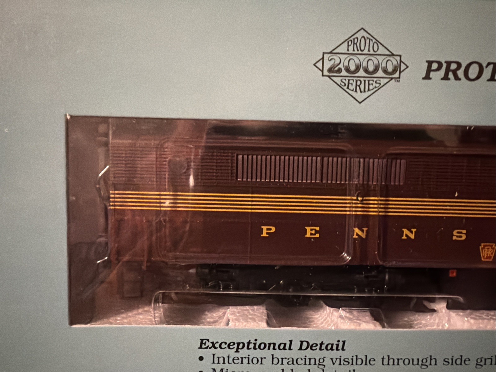 Proto 2000 HO Unpowered PB Locomotive PRR 5752B Knuckle Couplers No. 21687