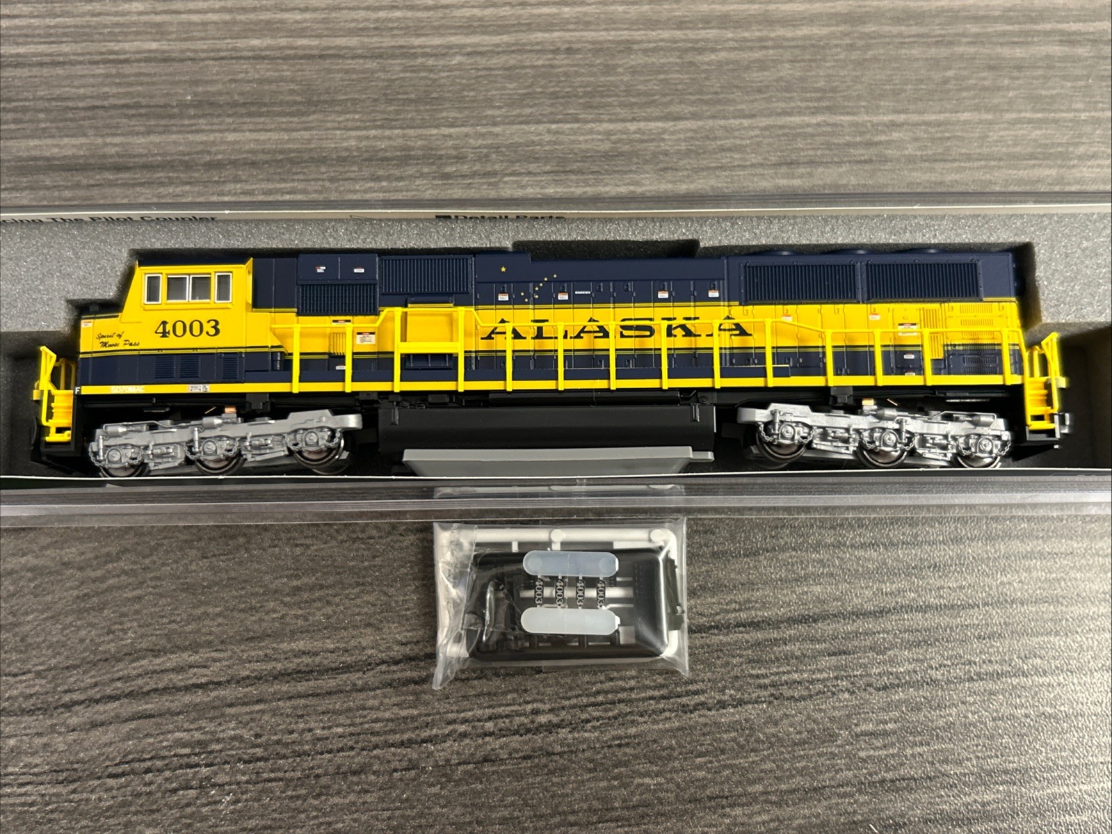 KATO N Scale #176-6410-DCC EMD SD70MAC Locomotive Alaska RR #4003 w/DCC NIB – CC