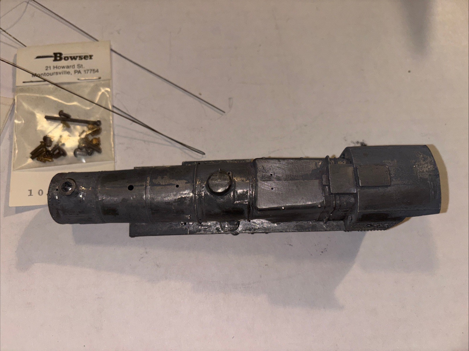 Bowser HO 2-8-2 PRR L1 Steam Locomotive Boiler, Pop Valves, Bell, Plate, Whistle