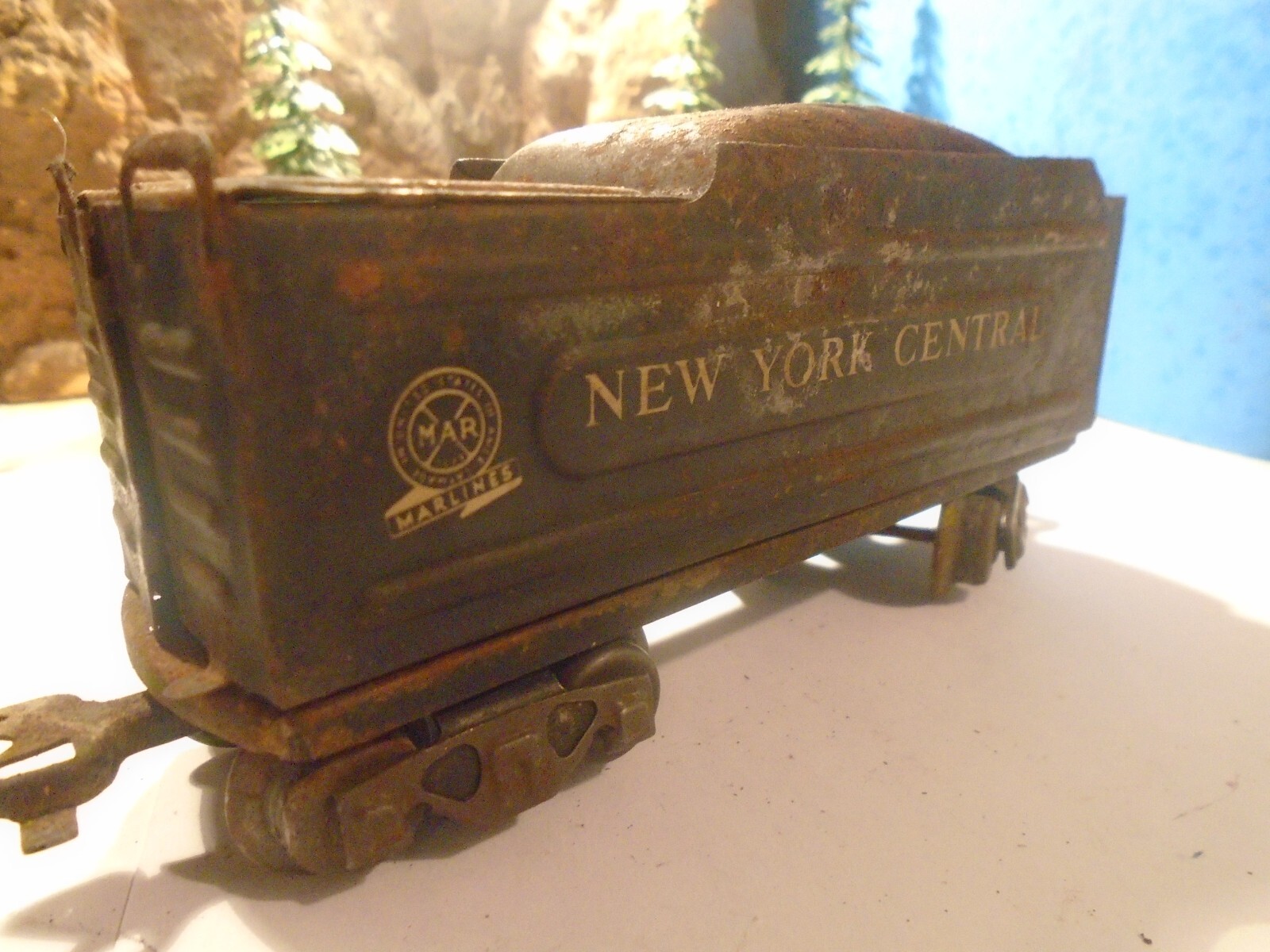 MARX VINTAGE DIECAST No 999, 2-4-2 LOCO WITH STEEL TENDER,TRACK TESTED 5-208-5