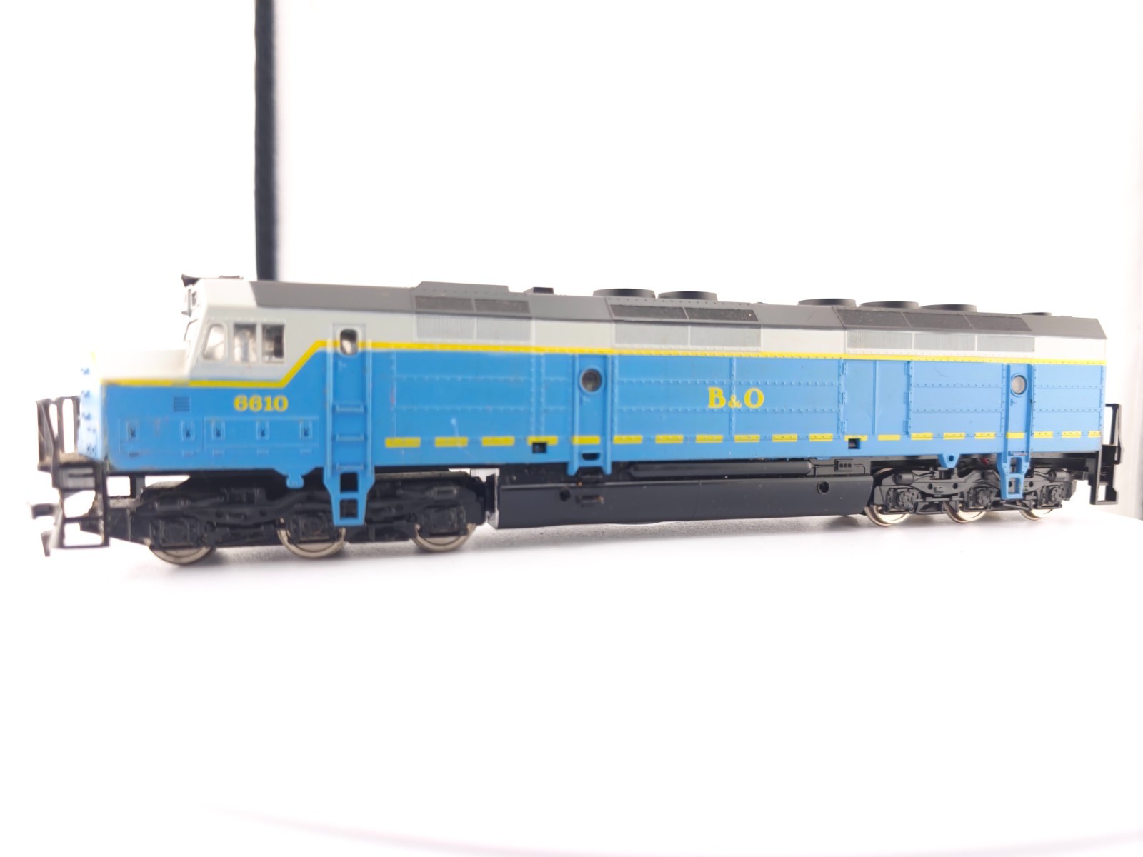READ HO Scale AHM Mehano Baltimore & Ohio B&O FP45 DUMMY Diesel Locomotive 6610