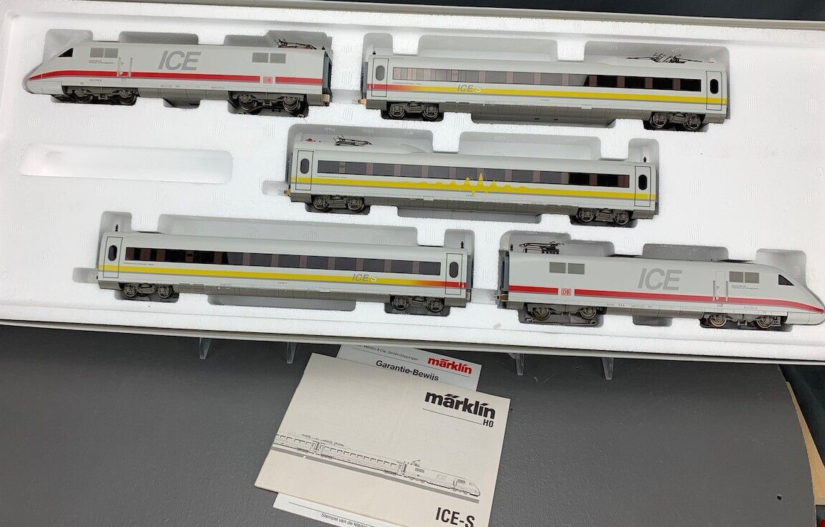 Märklin Digital HO 39710 ICE-S Powered Railcar Train Insider Model 1999 2 HO1306