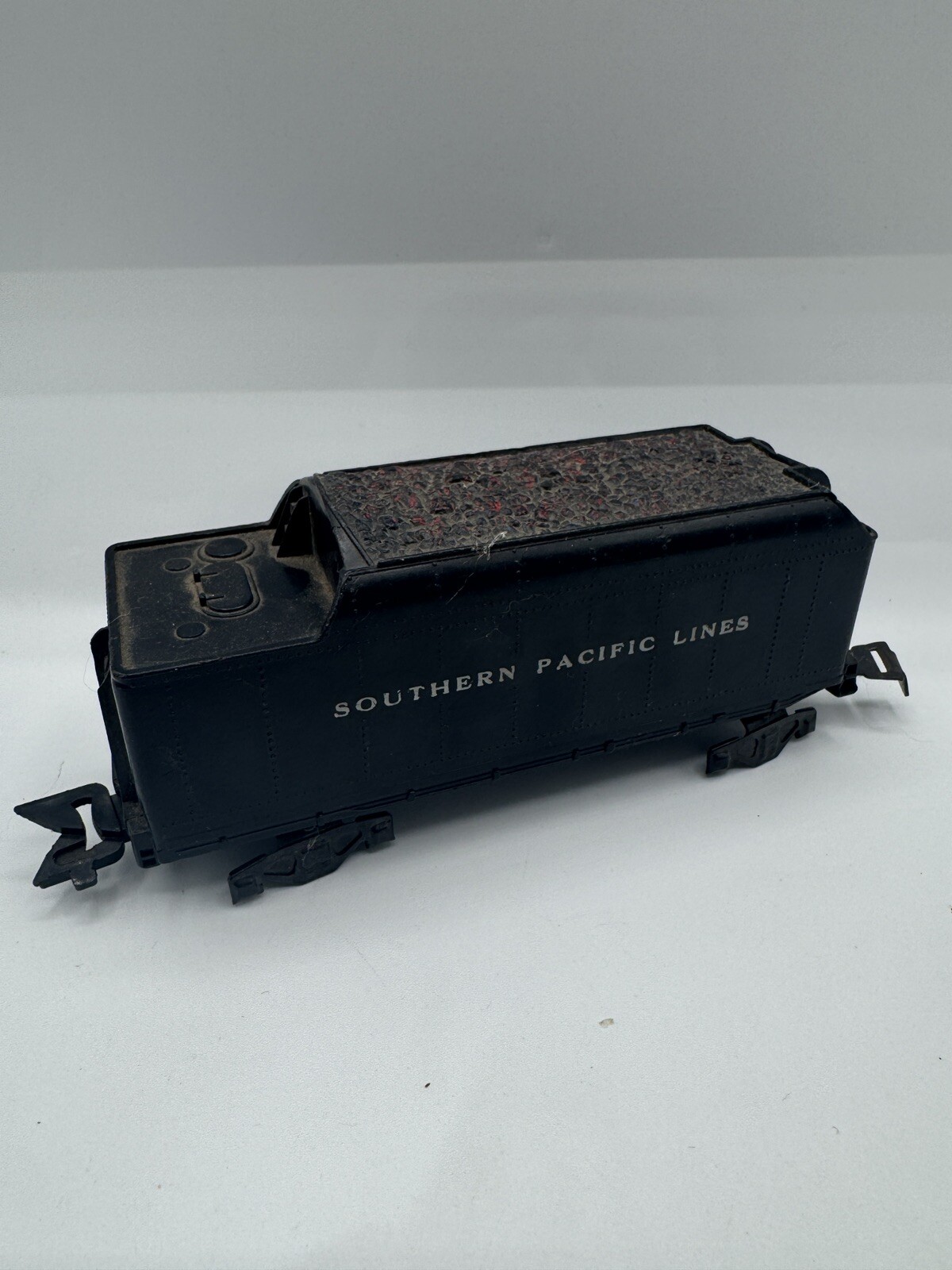 Vintage Marx Toys Southern Pacific 8-Wheel Plastic Tender Coal Car Pressed Steel