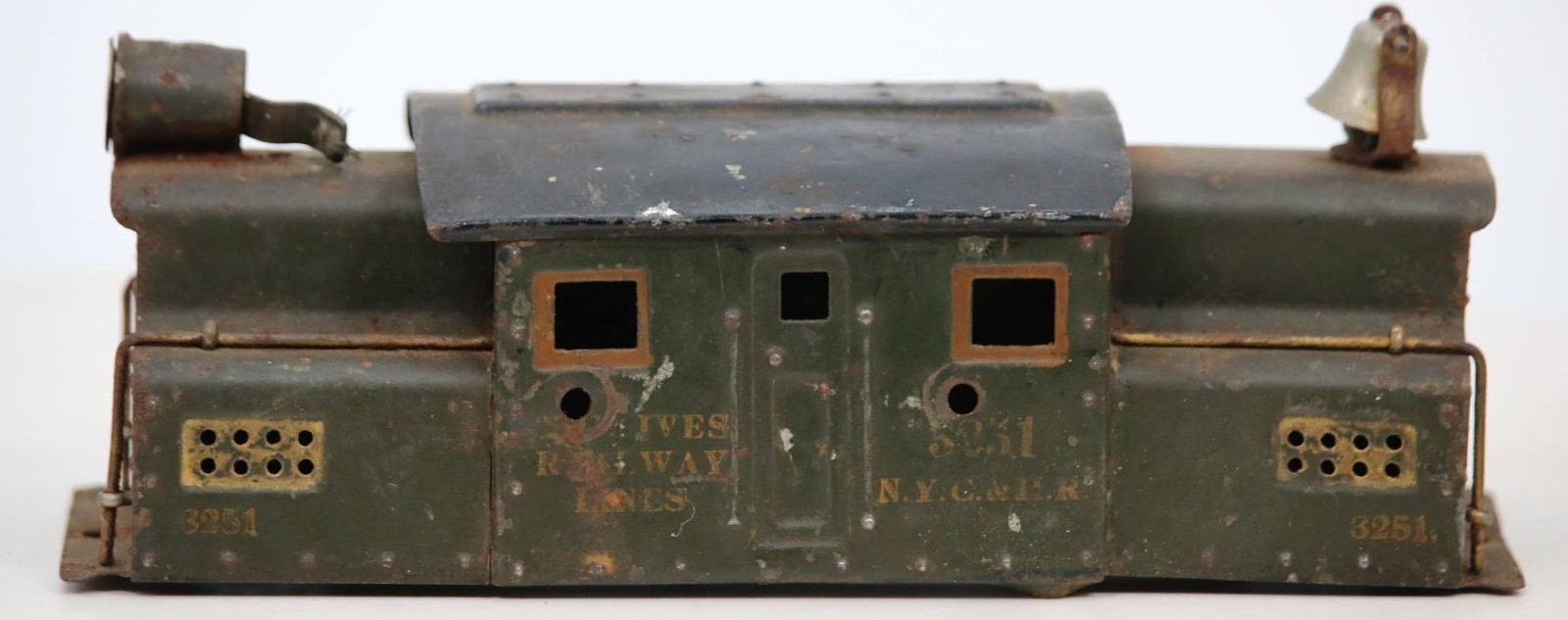 Prewar Ives 3251 NYC & HR O Gauge Electric Locomotive Shell Railways Lines