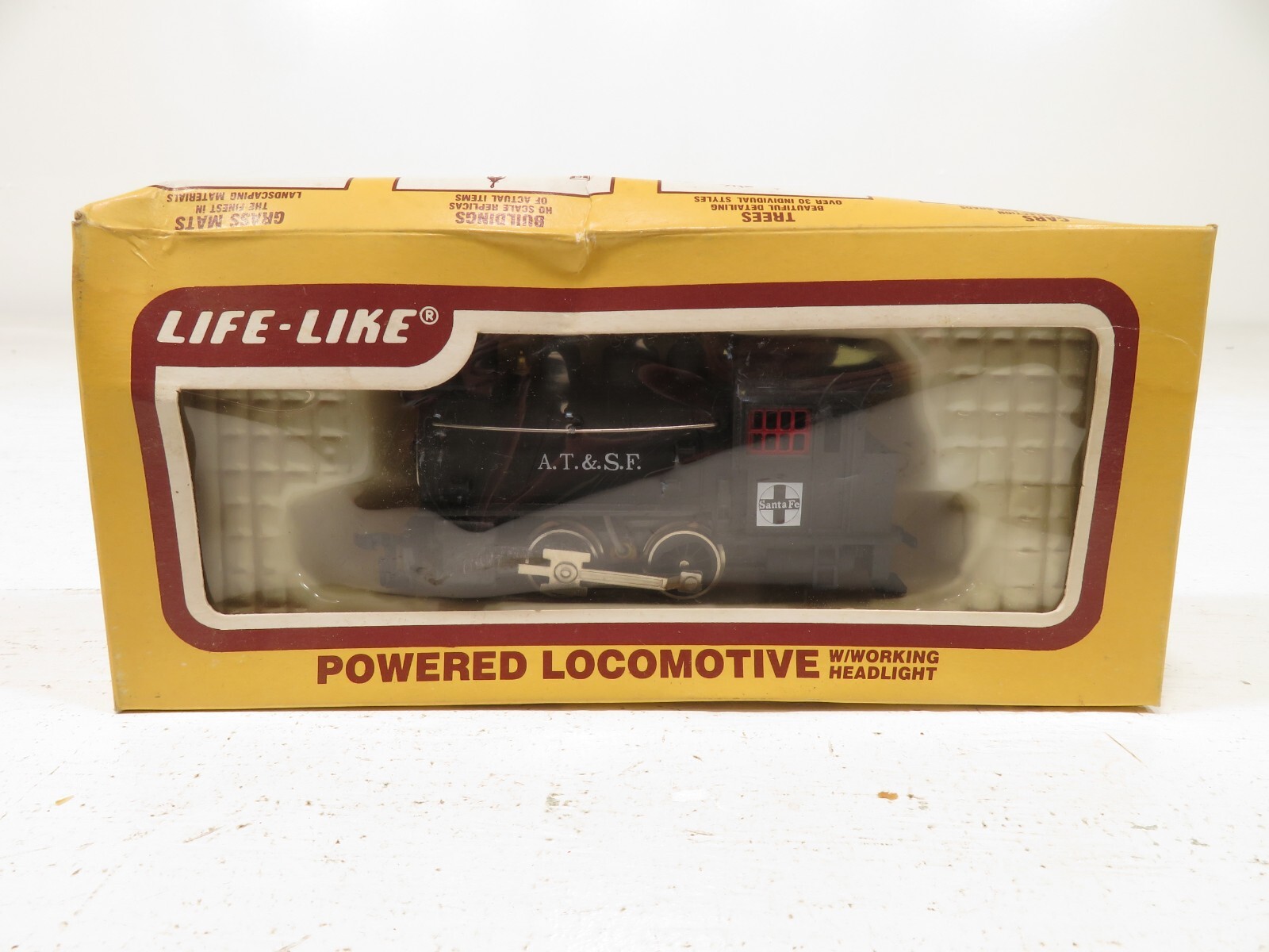 Life Like 8302 HO 0-4-0 Dockside AT&SF Santa Fe LN
