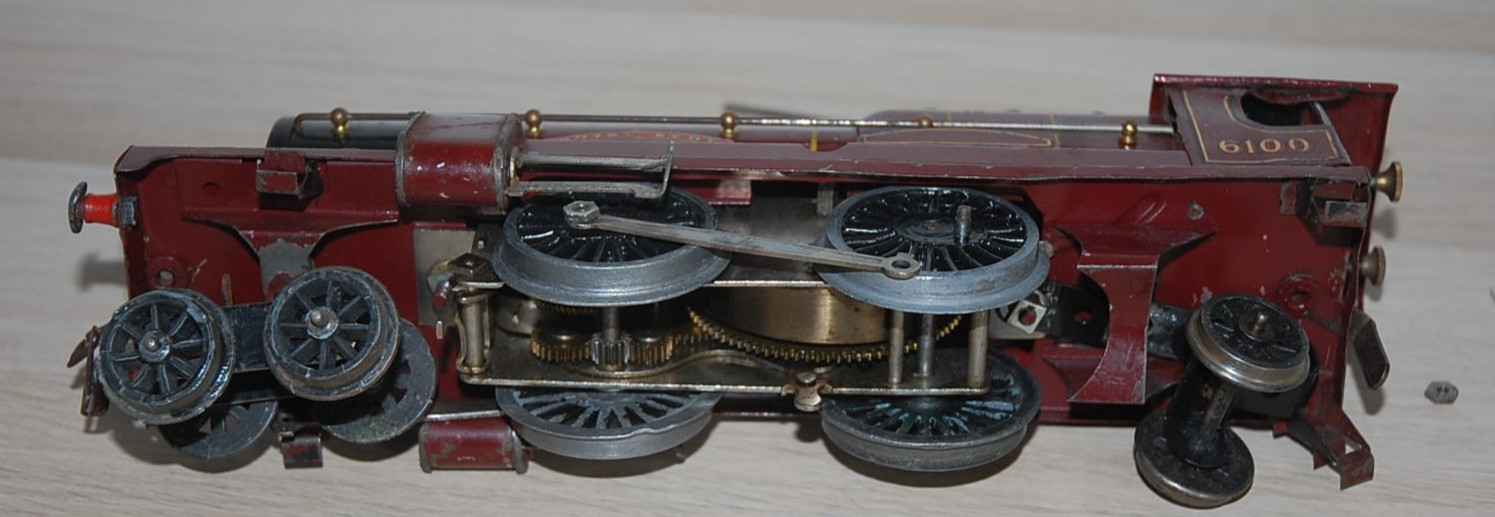 HORNBY O GAUGE CLOCKWORK No 3C ‘ROYAL SCOT’ LOCOMOTIVE IN RED LMS LIVERY