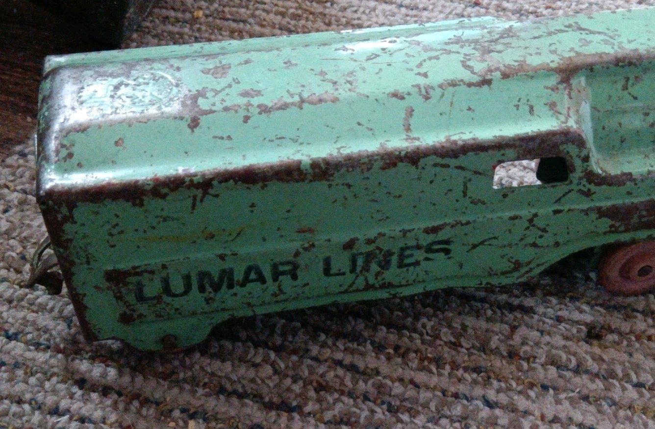 Marx Lumar Lines Steam Engine Floor Toy from 1940s – EASTER COLORS RARE