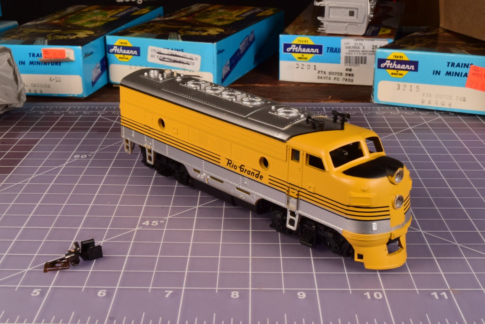 near TrkRdy Good Working Condition F7A Super Power Denver & Rio Grande West