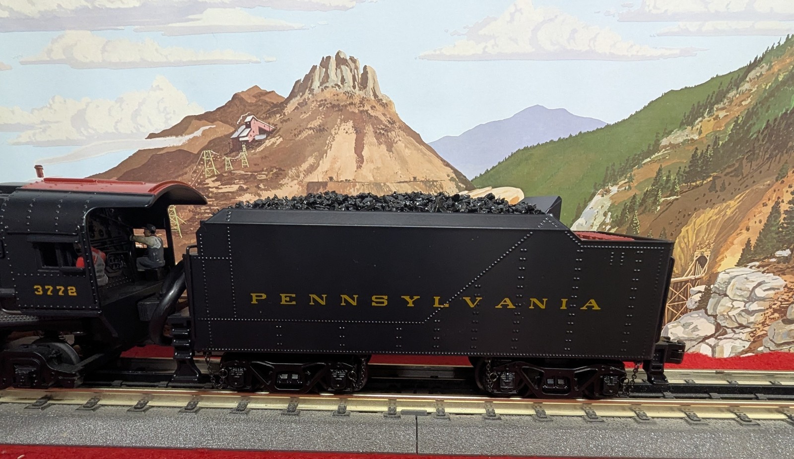 RAIL KING MTH O PRR 4-6-2 K-4 PACIFIC STEAM ENGINE 30-1550-1E PS2