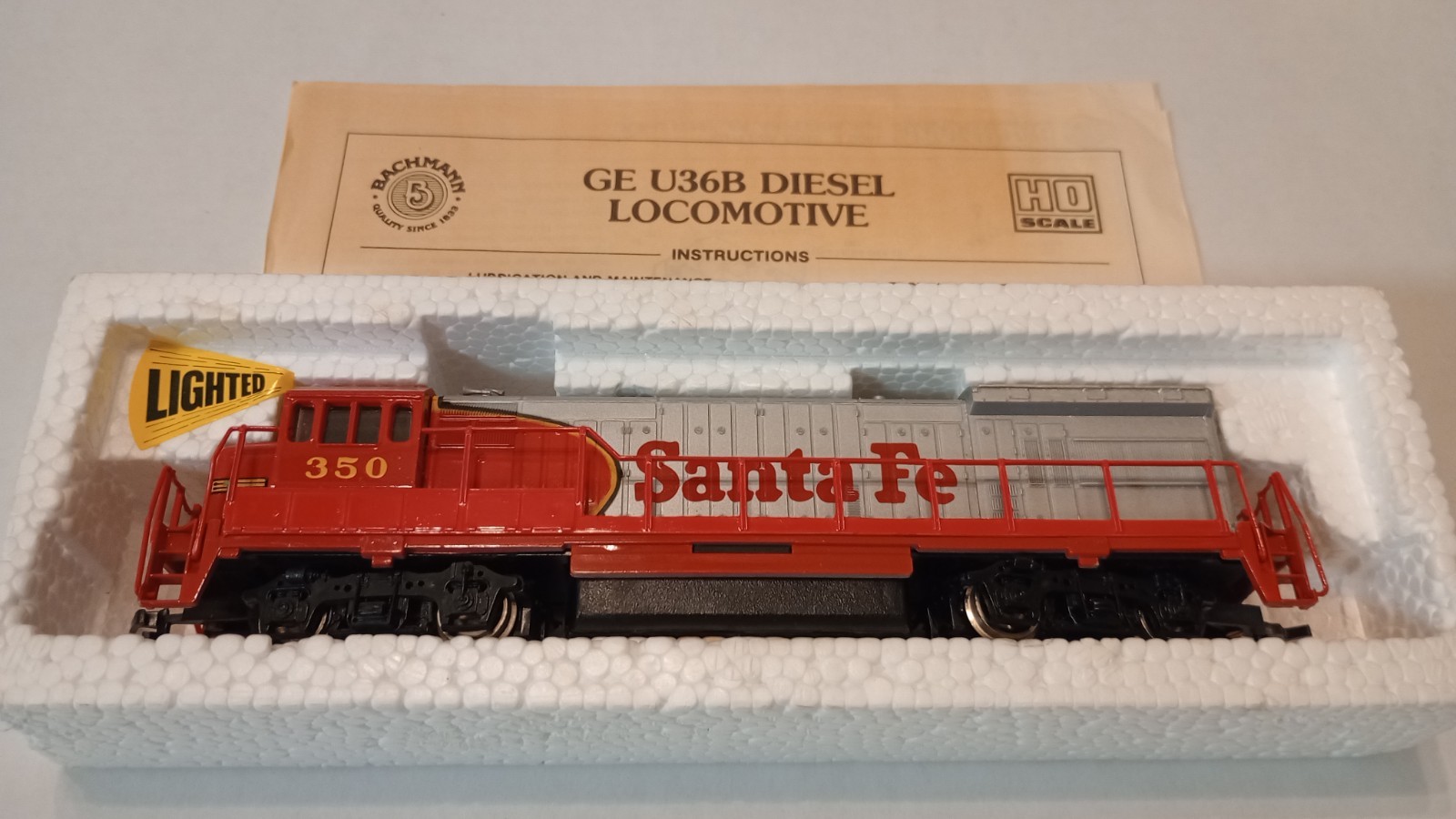 Bachmann Santa Fe Locomotive #350 – HO Diesel Locomotive – PLEASE READ