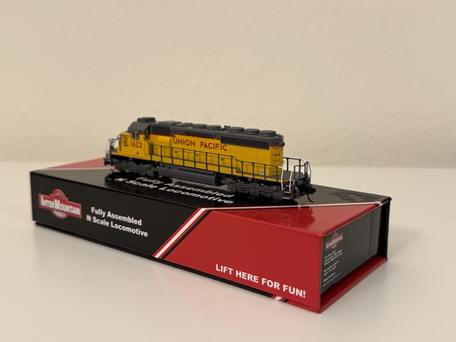 Union Pacific SD40N #1622 DCC & Loksound 5 Micro N Scale Intermountain – SD40-2