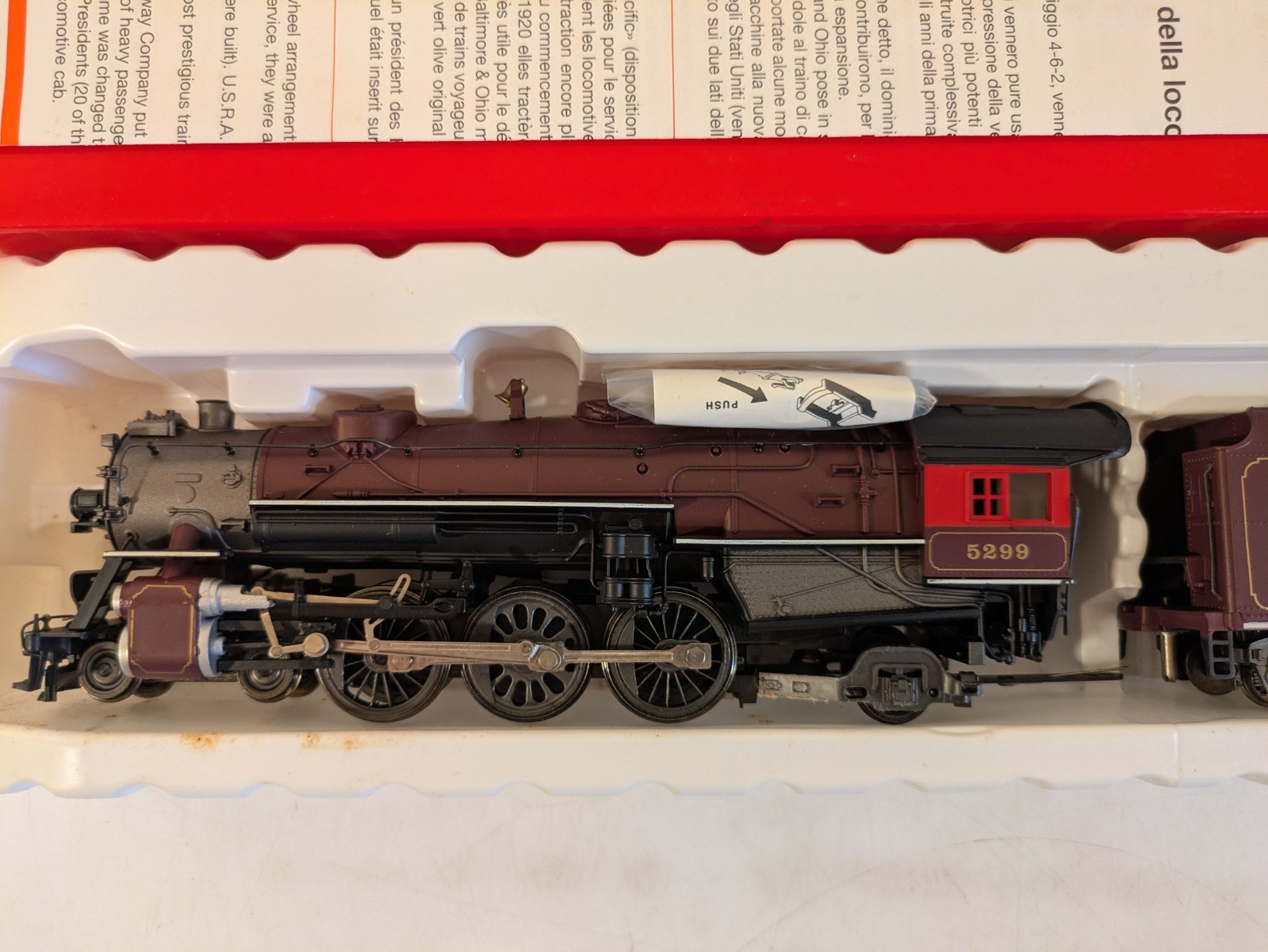 HO 4-6-2 w/ Tender USRA Heavy Pacific Chicago & Alton RARE! DC NIB NOS # 5406
