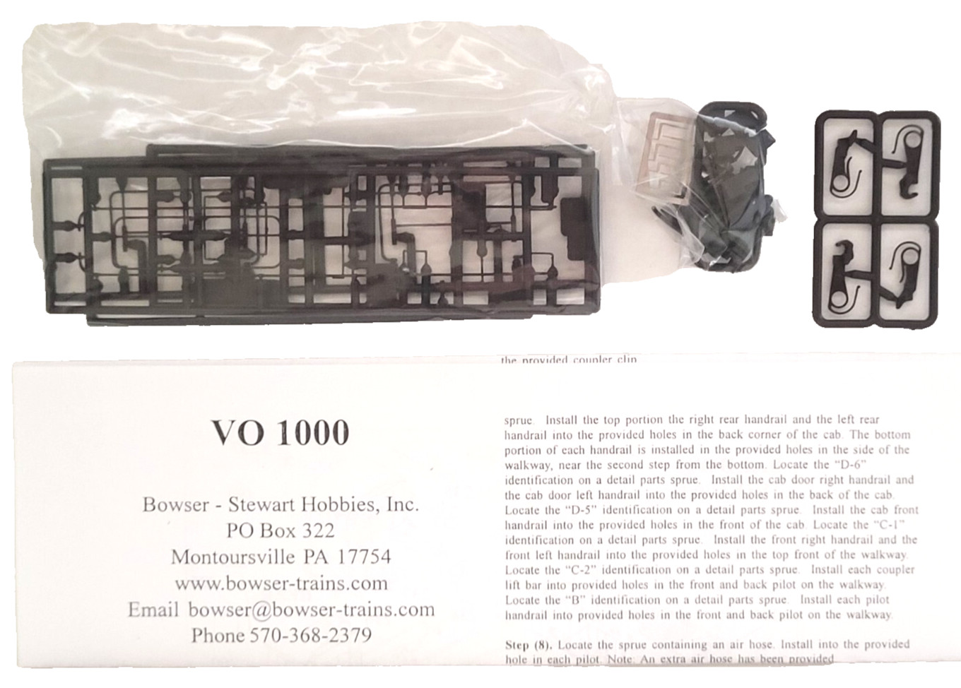 Stewart Hobbies 4725 HO USA Made Baldwin VO-1000 Locomotive Frisco #213 Tested
