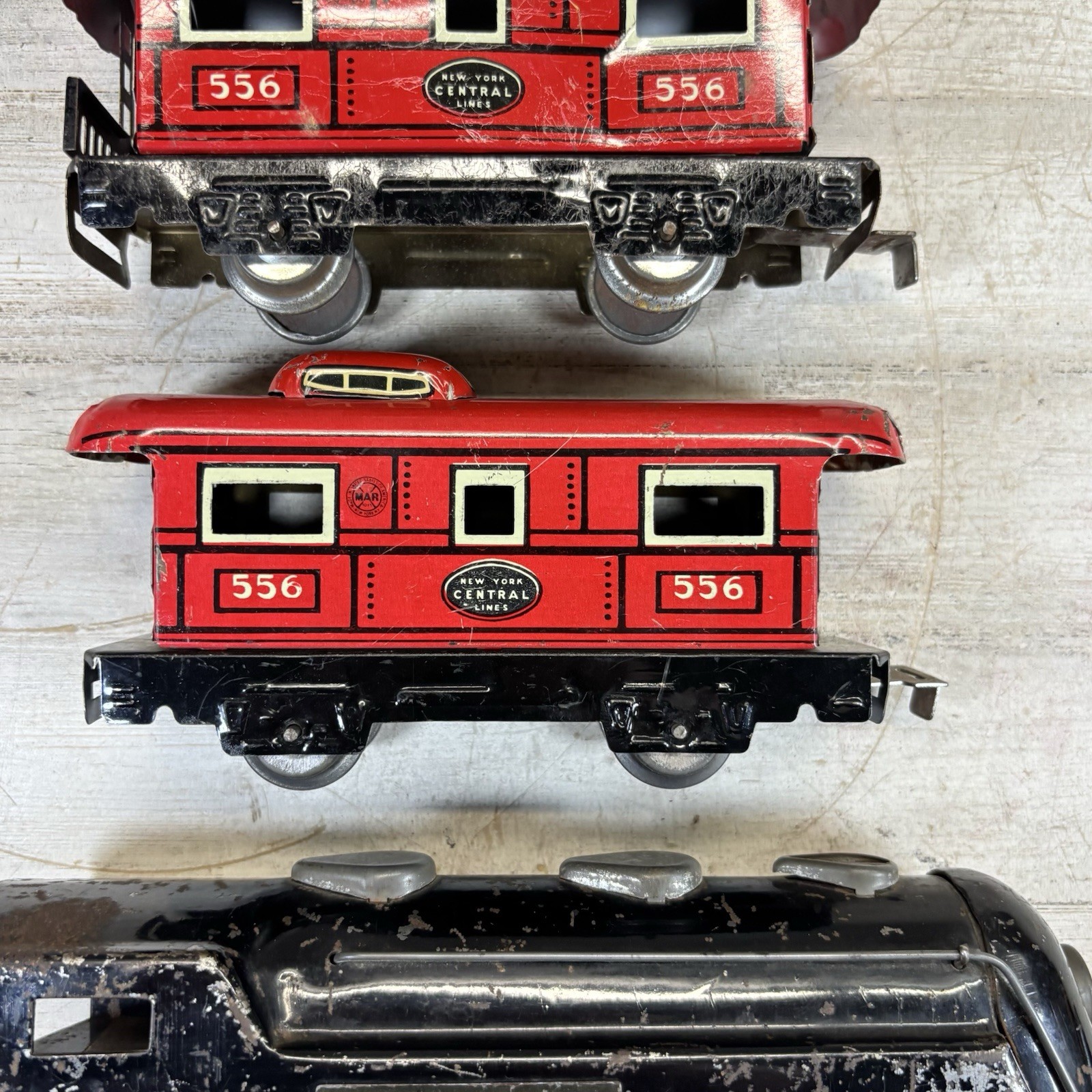 Marx Prewar Commodore Vanderbilt Electric Train 556 Caboose Lot O Gauge Prewar