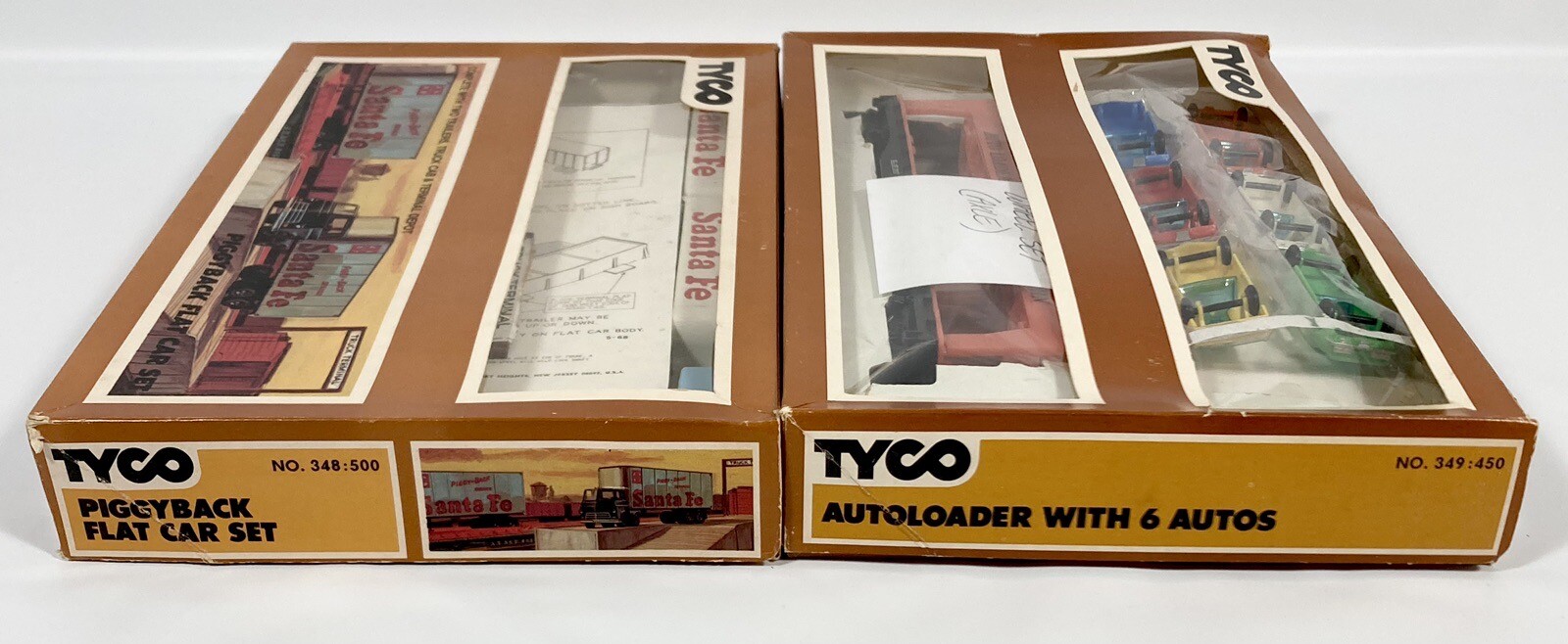 LOT HO Tyco Atlas Track Train Log Dump Autoloader Piggyback Car Set Switches Vtg