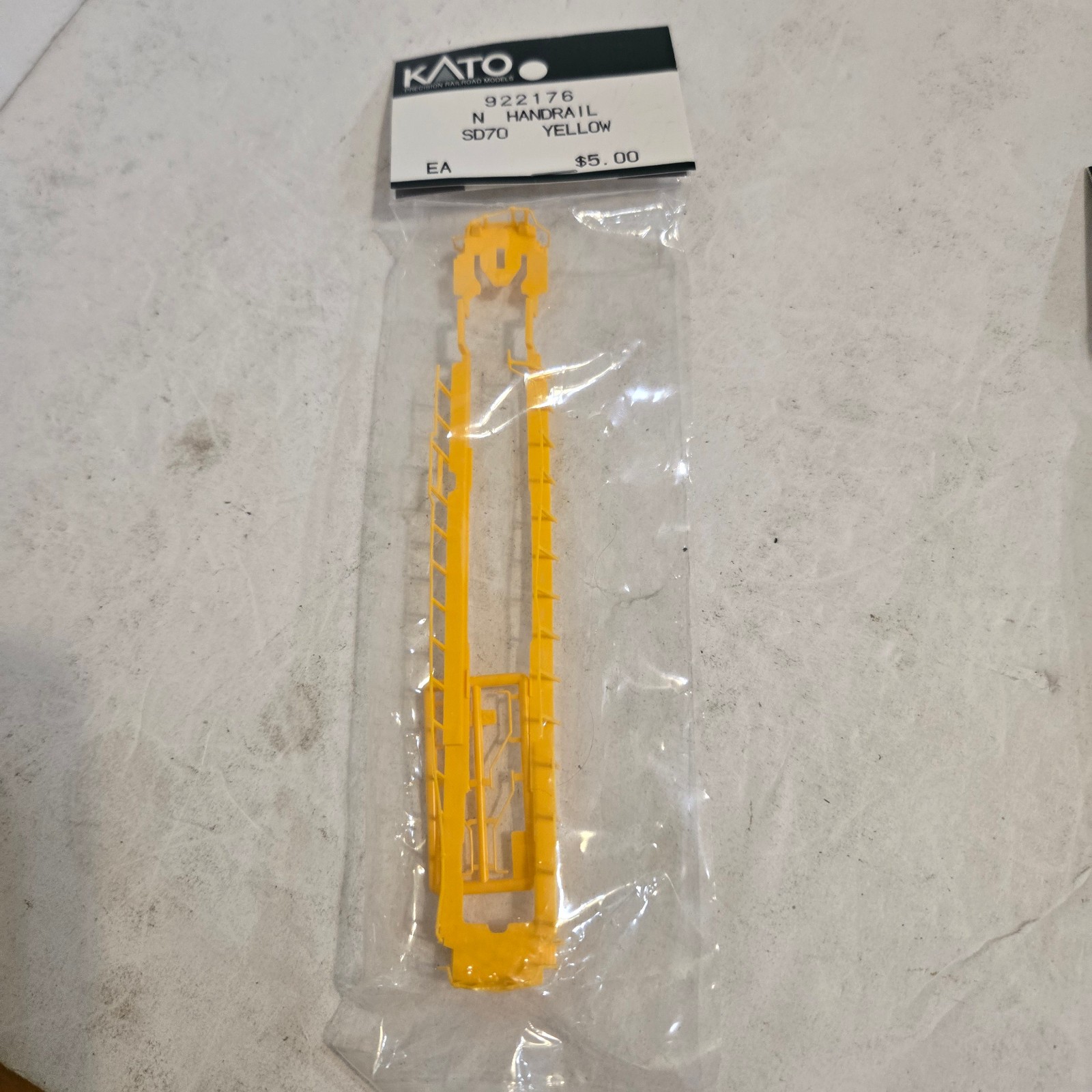 Kato 922176 Yellow SD70 Handrail Set. New. Free Shipping.