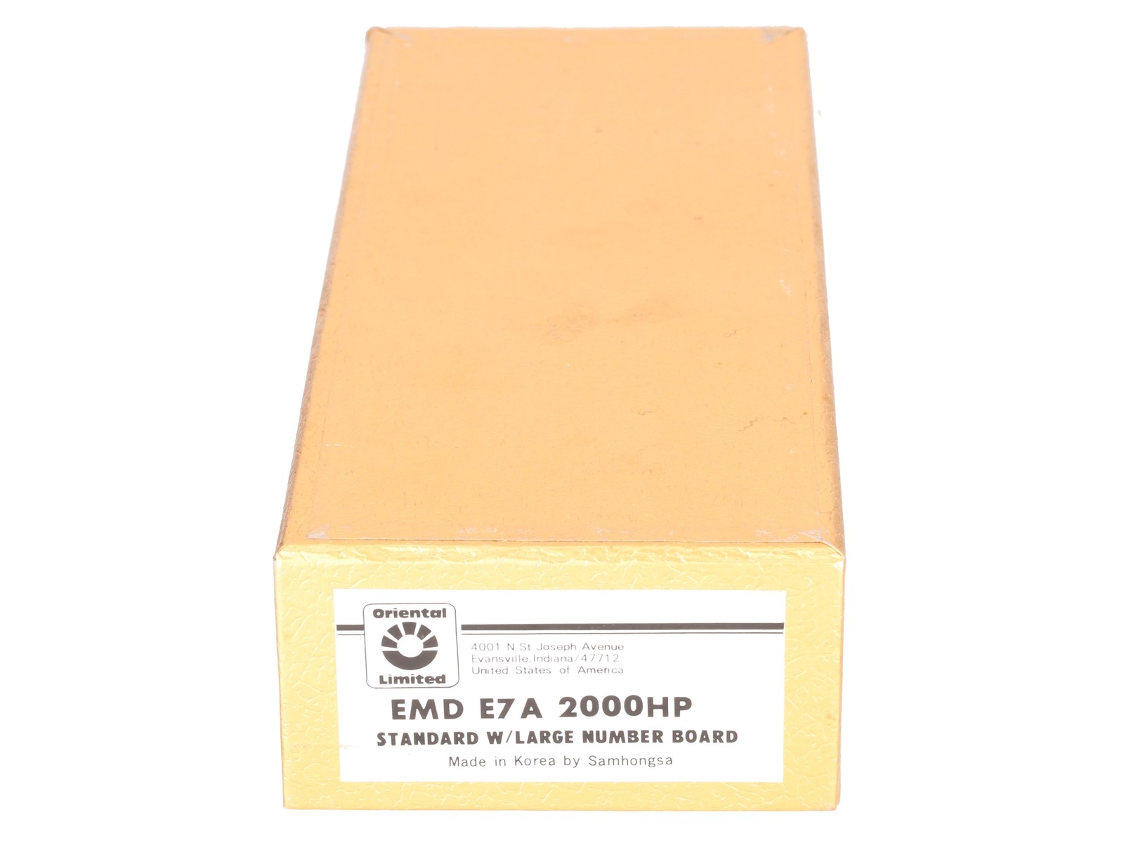 Oriental Limited HO BRASS EMD E7A 2000HP Diesel Loco w/ Large Number Boards -U/P