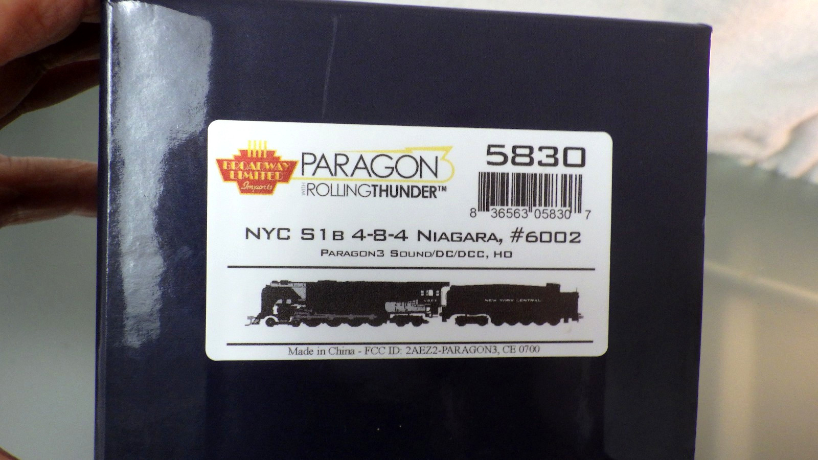 HO-Broadway Limited PARAGON3 NYC S1B 4-8-4 NIAGARA Locomotive n Box SOUND/DC/DCC