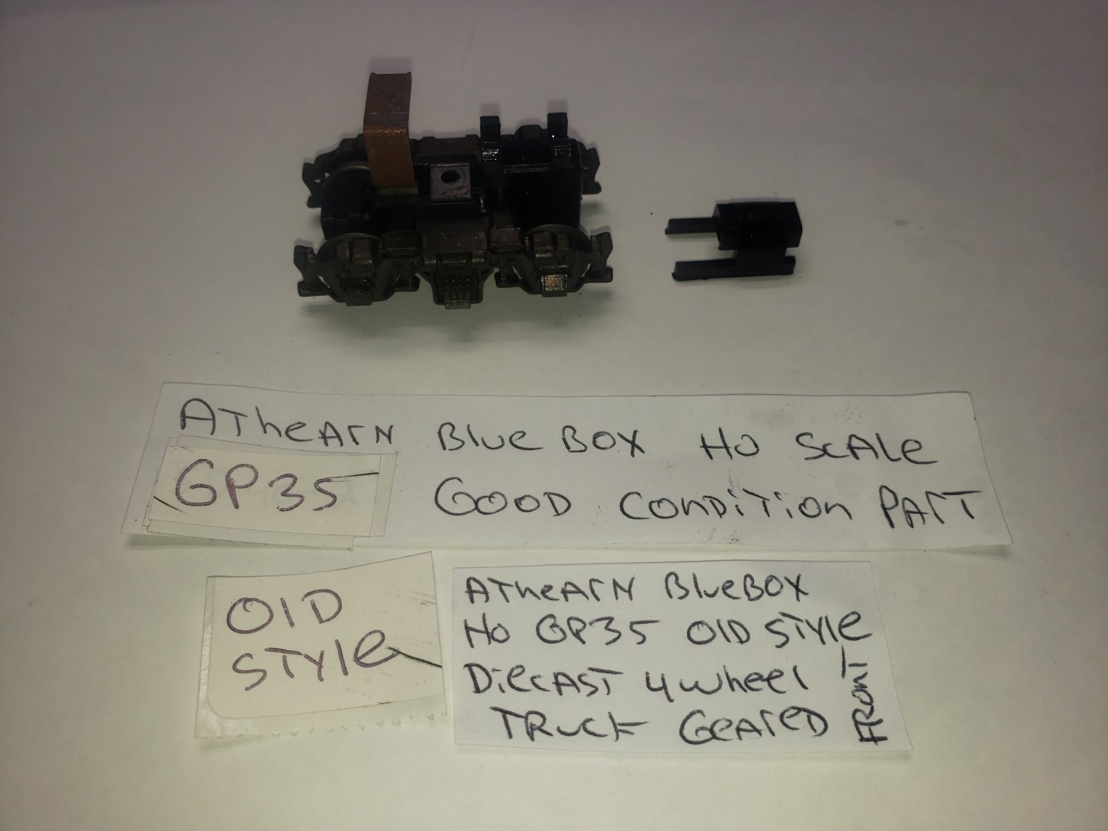 GP35 FRONT DIECAST METAL GEARED 4 WHEEL TRUCK ATHEARN BB HO SCALE Old Style PART