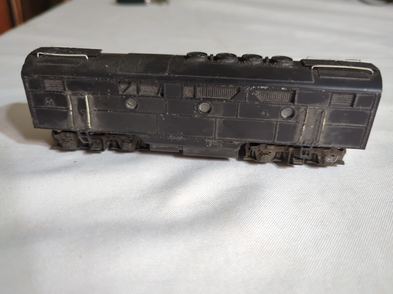 HTF Ho Gauge Heavy Brass Or Steel Santa Fe Locomotive Shell & B Unit