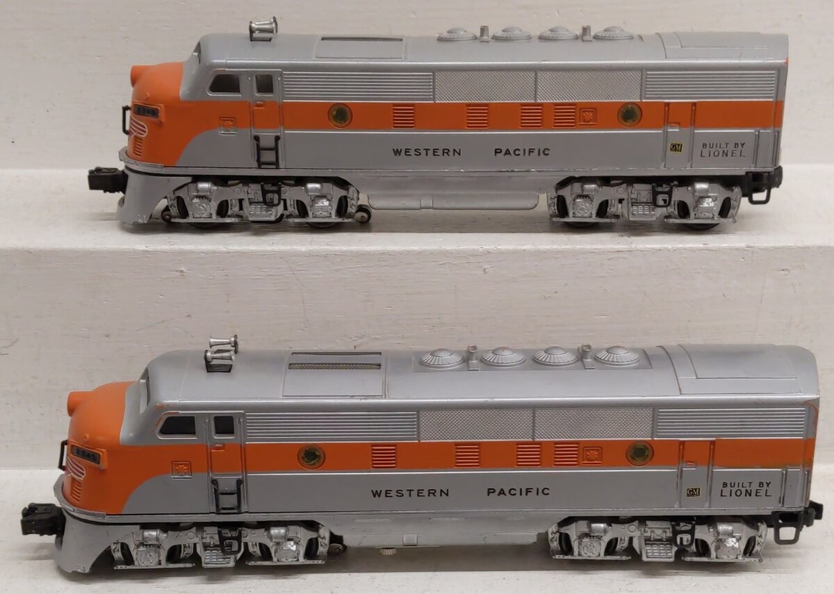 Lionel 2345 Vintage O Western Pacific F3 AA Diesel Locomotive Set