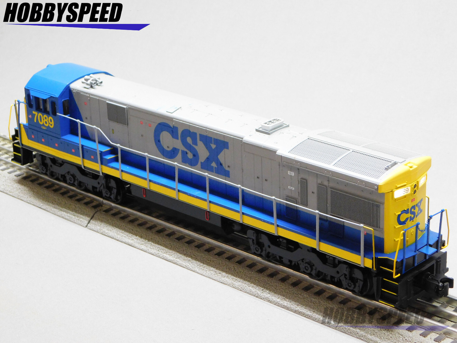 MTH RAILKING CSX C30-7 DEISEL LOCOMOTIVE ENGINE #7089 O GAUGE 30-21266-1 BLEMISH