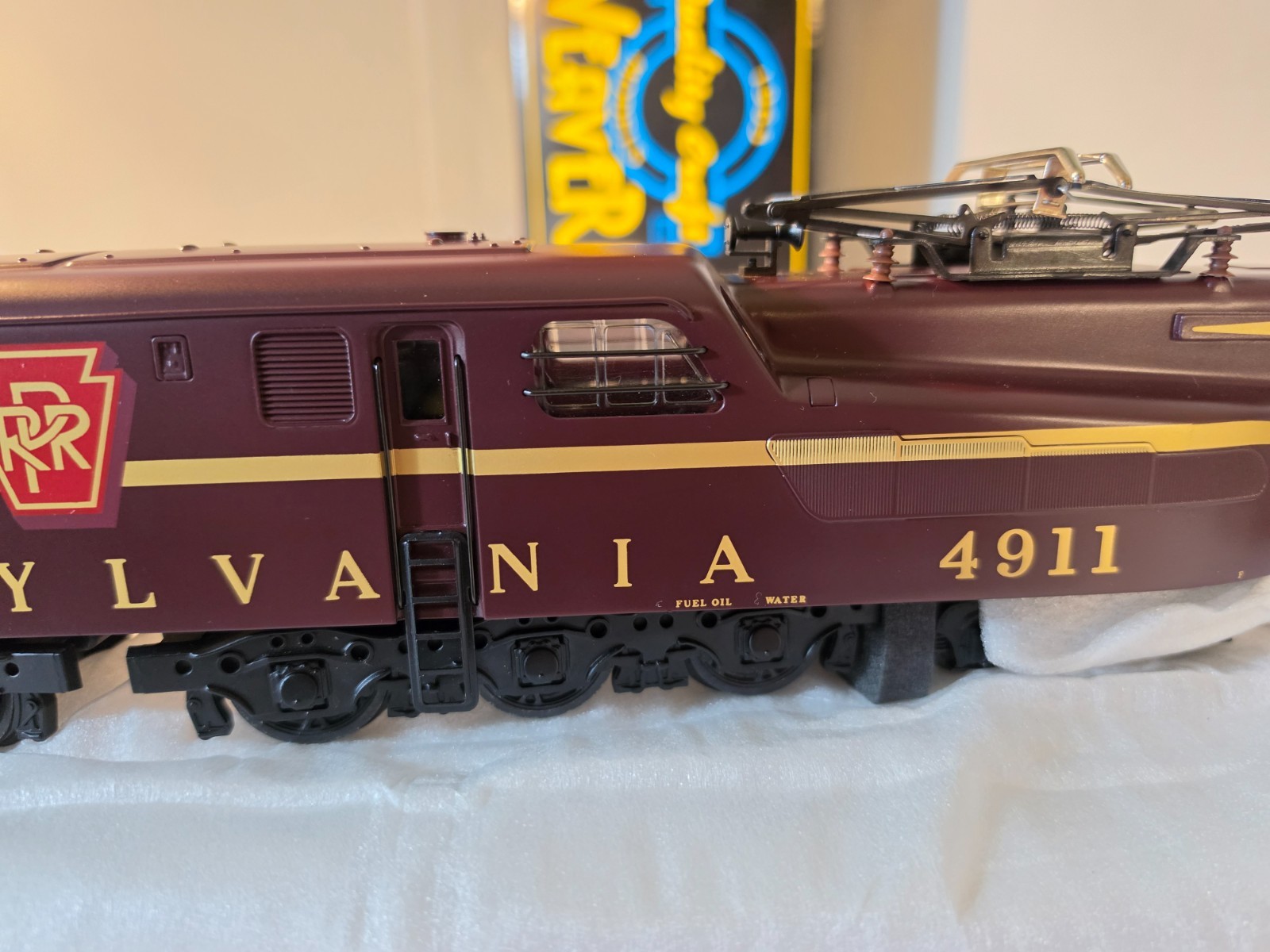 Weaver Pennsylvania “PRR” RR BRASS GG-1 Tuscan Red Electric Locomotive MINT COA
