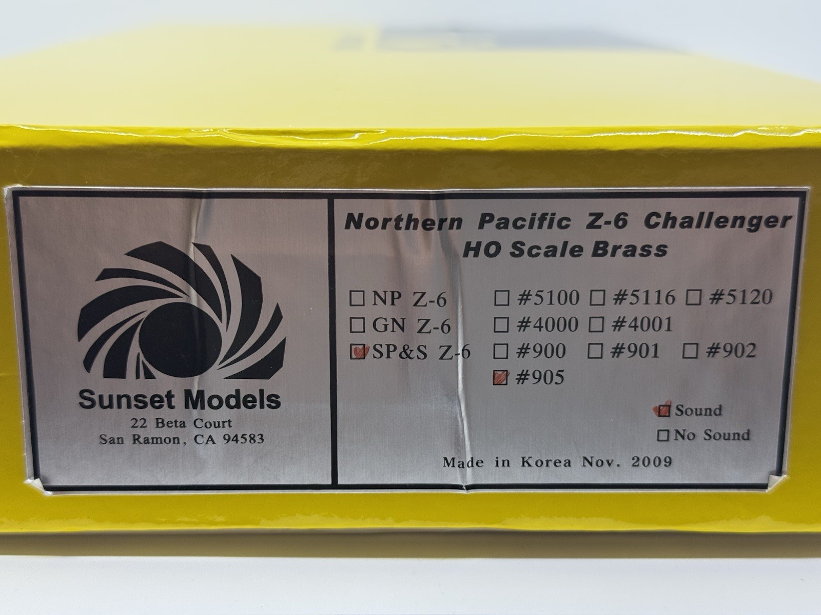 HO Sunset Models Spokane Portland Seattle Z-6 4-8-8-4 Challenger SP&S DCC SOUND