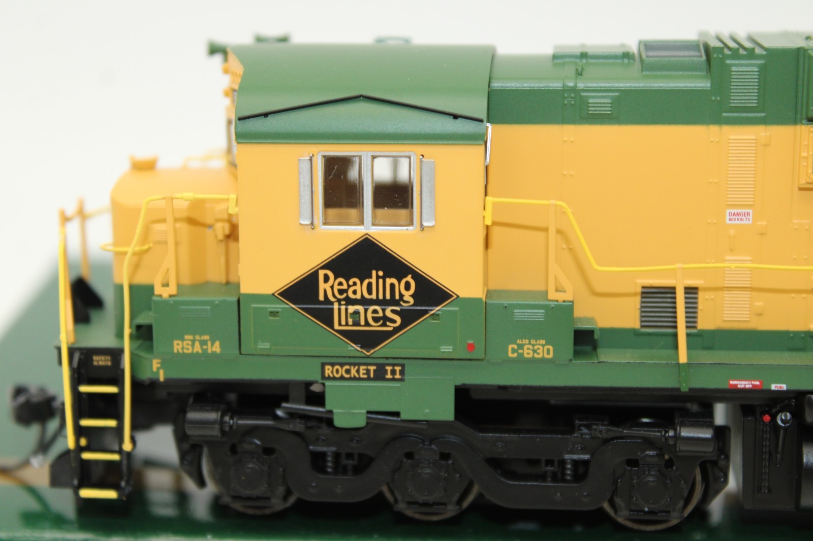 Bowser HO Scale Reading Rocket Alco C630 Diesel Locomotive #5300 DCC Ready LED