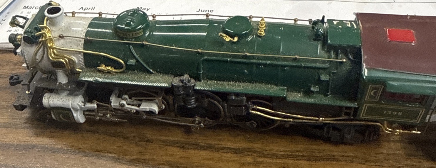 HO Southern Crescent Limited #1396 Steam Locomotive & Case Franklin Mint NIB
