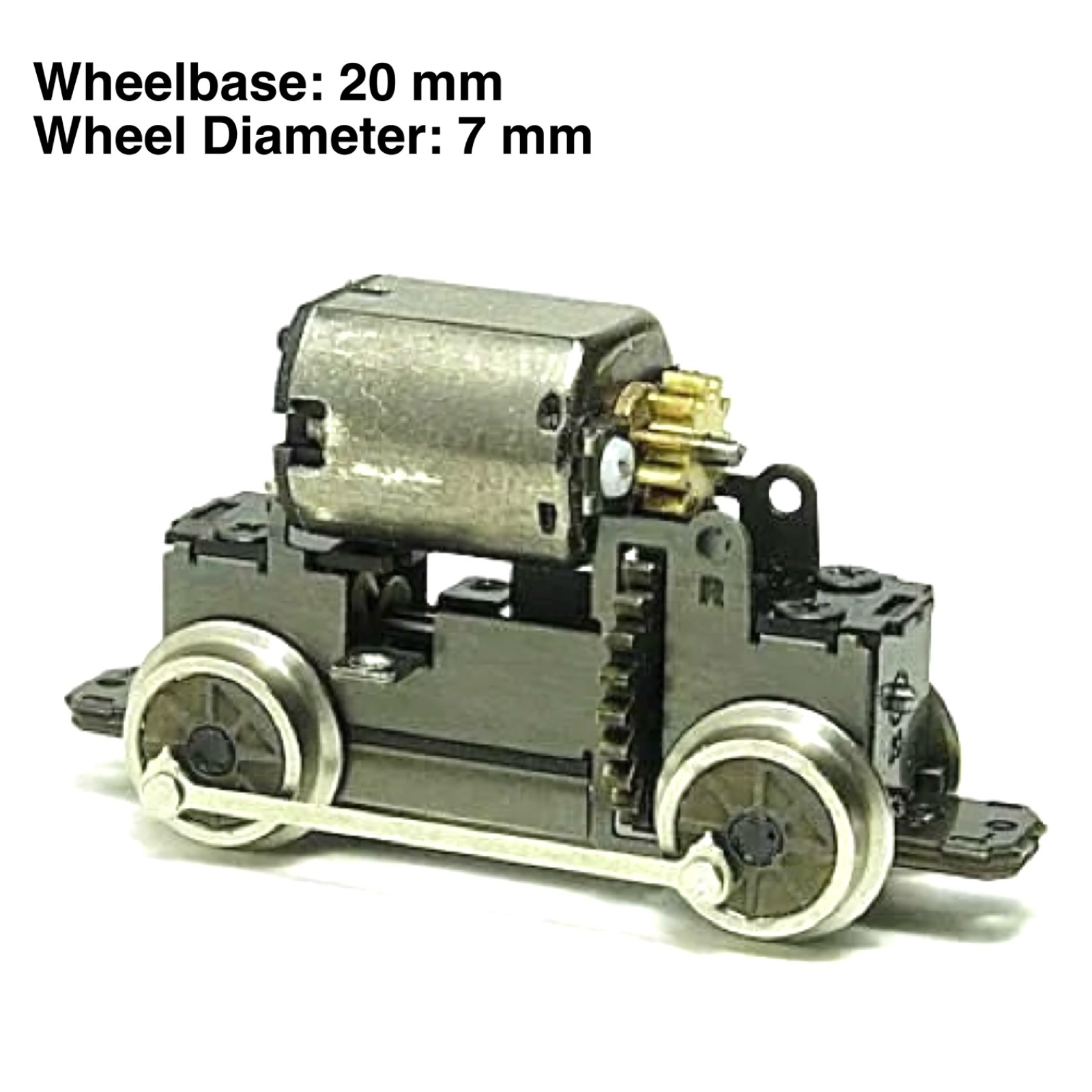 HOn30/HOe/009/N Aru-Model N20 Locomotive Power Drive Chassis/Base Plate Kit D7mm